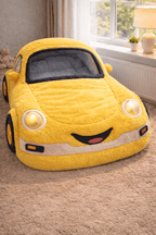 Kids Car-Shaped Sleeping Bag Bed – Soft Plush Floor Bed for Toddlers & Kids