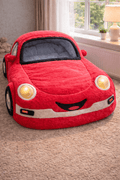 Kids Car-Shaped Sleeping Bag Bed – Soft Plush Floor Bed for Toddlers & Kids