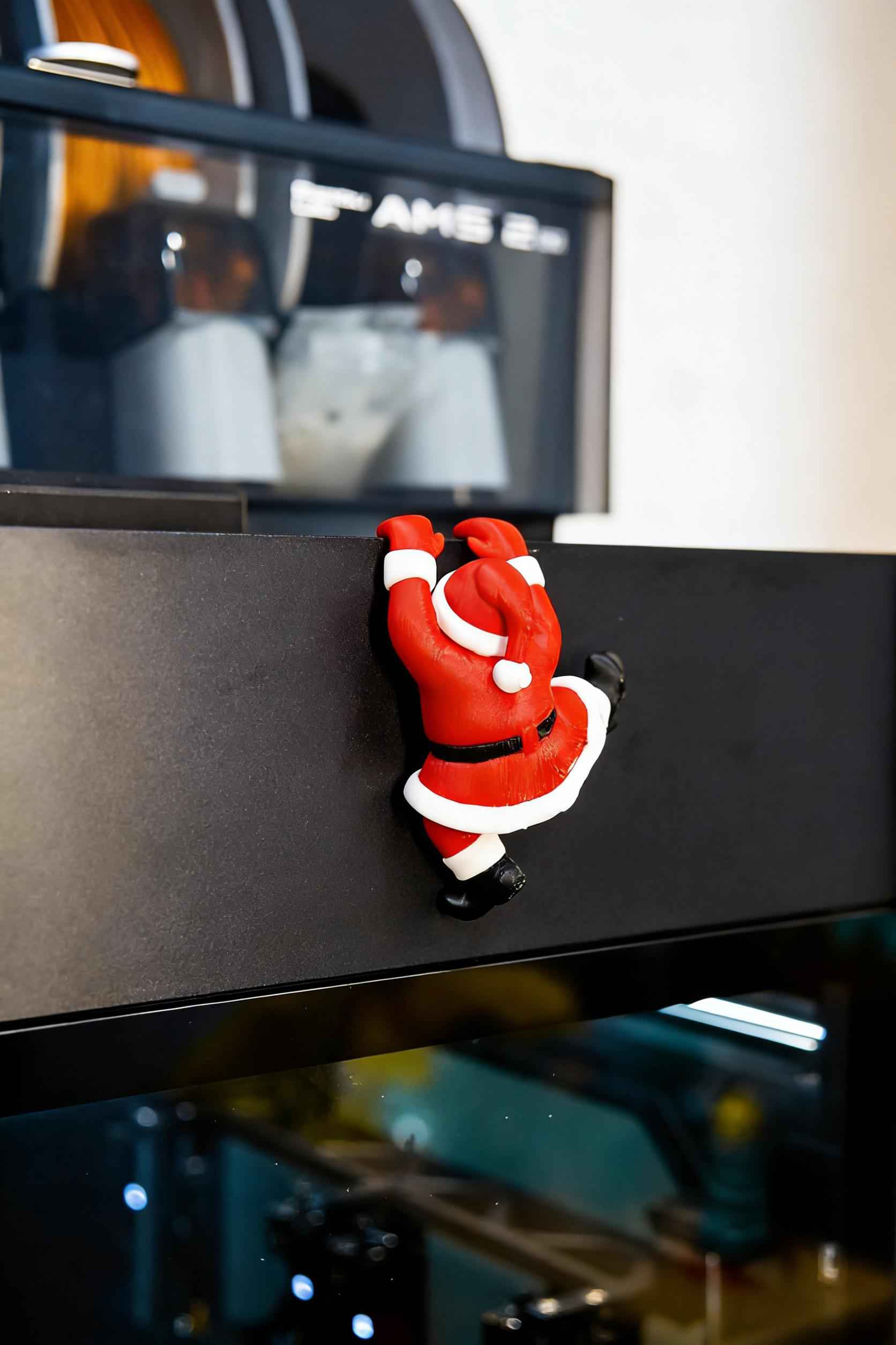 3D printed Santa Claus figurine