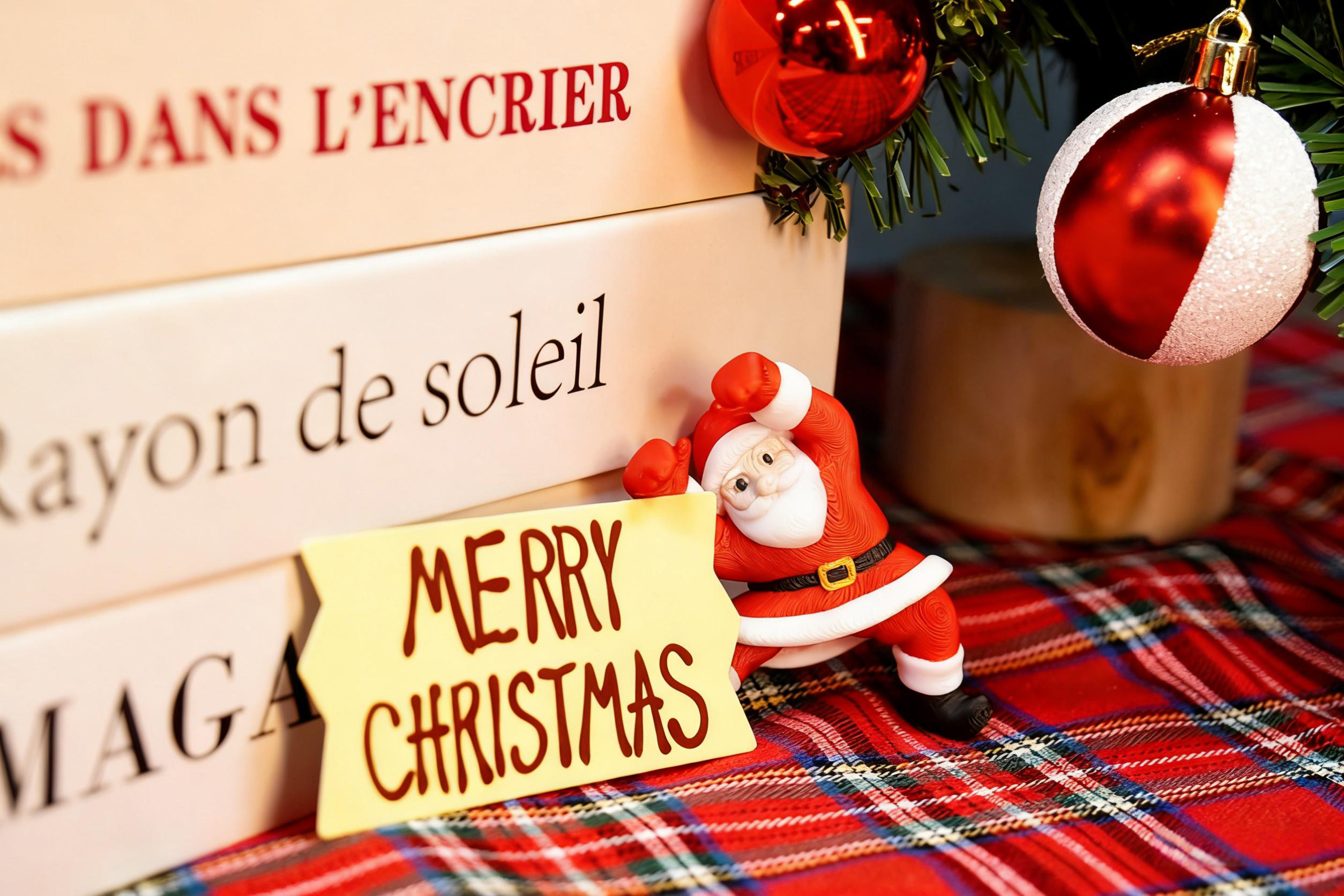 3D printed Santa Claus figurine