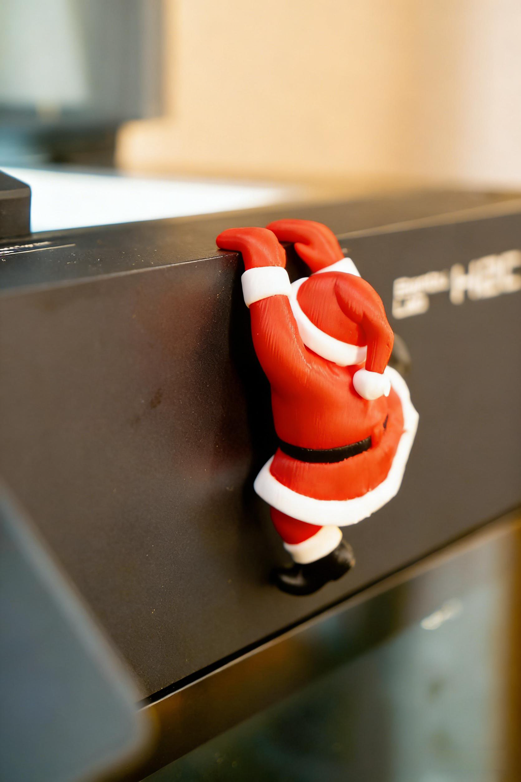 3D printed Santa Claus figurine