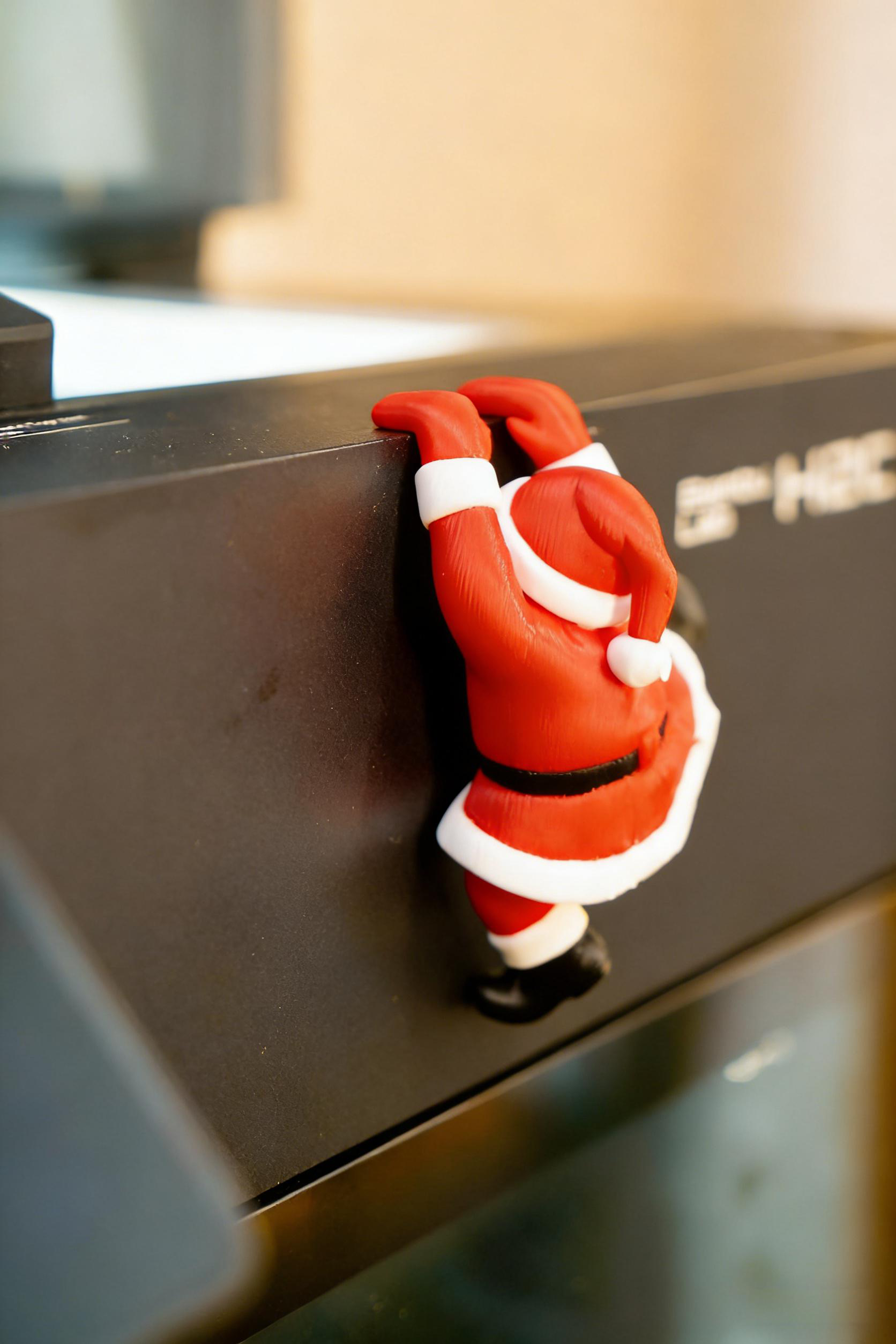 3D printed Santa Claus figurine